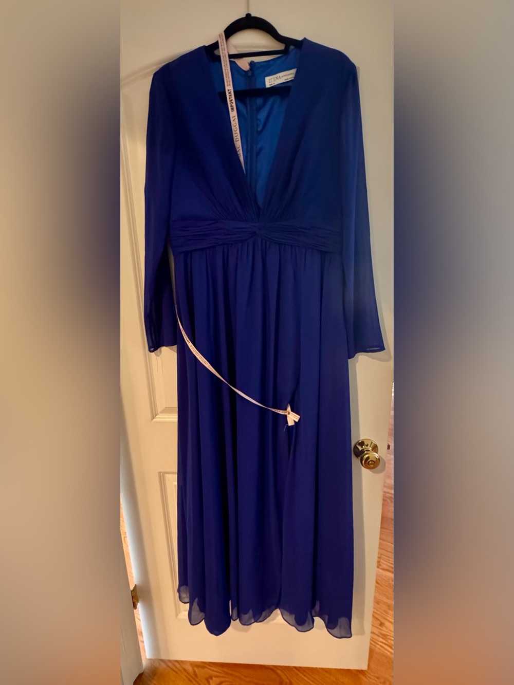 Leena by Mac Dugg Royal Blue Long Sleeve Gown